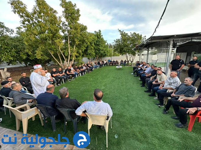 عقد راية الصلح بين أبناء عائلة جابر وأبناء داوود\حسنين